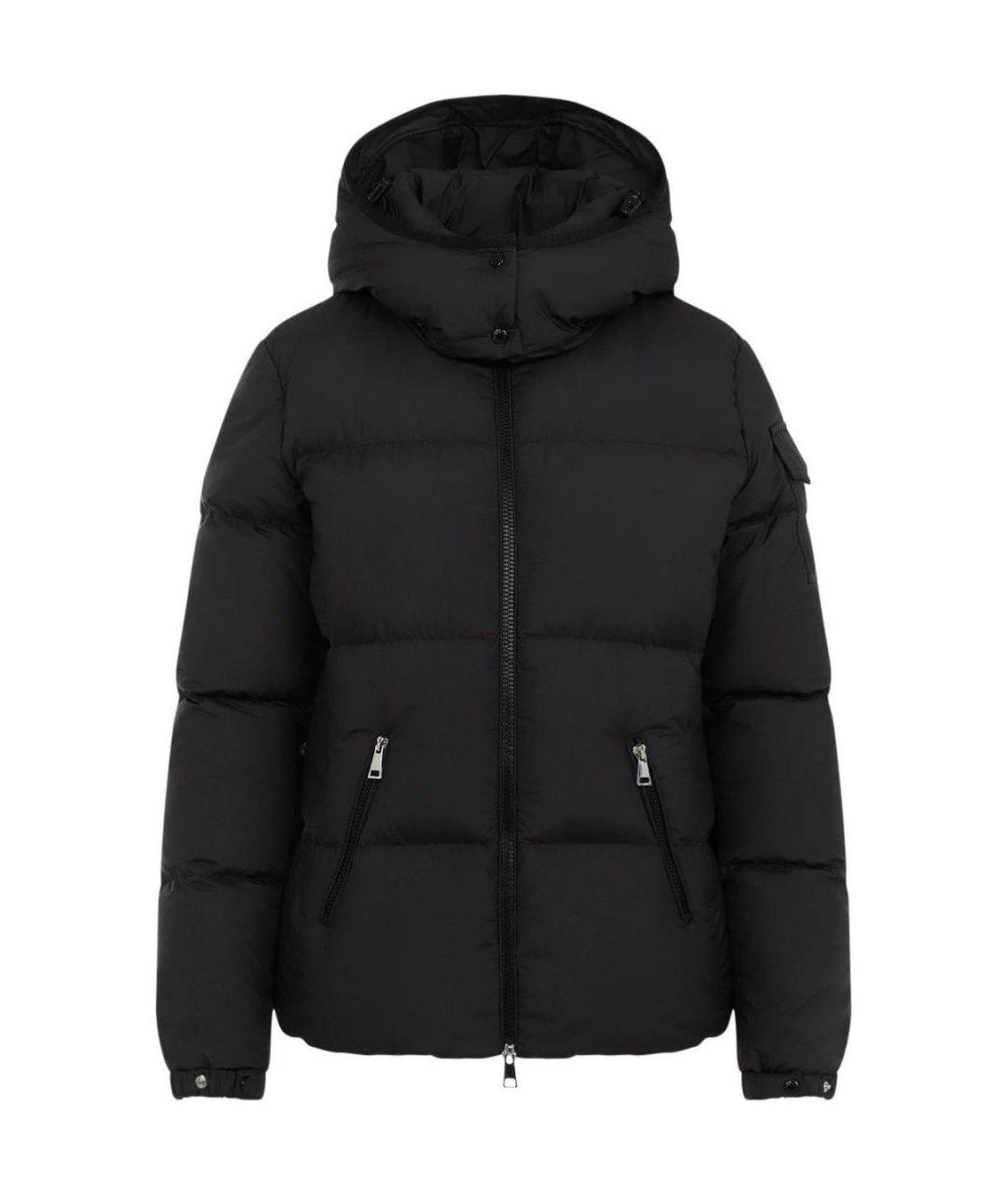 MONCLER Черная полиамидовая куртка, фото 1