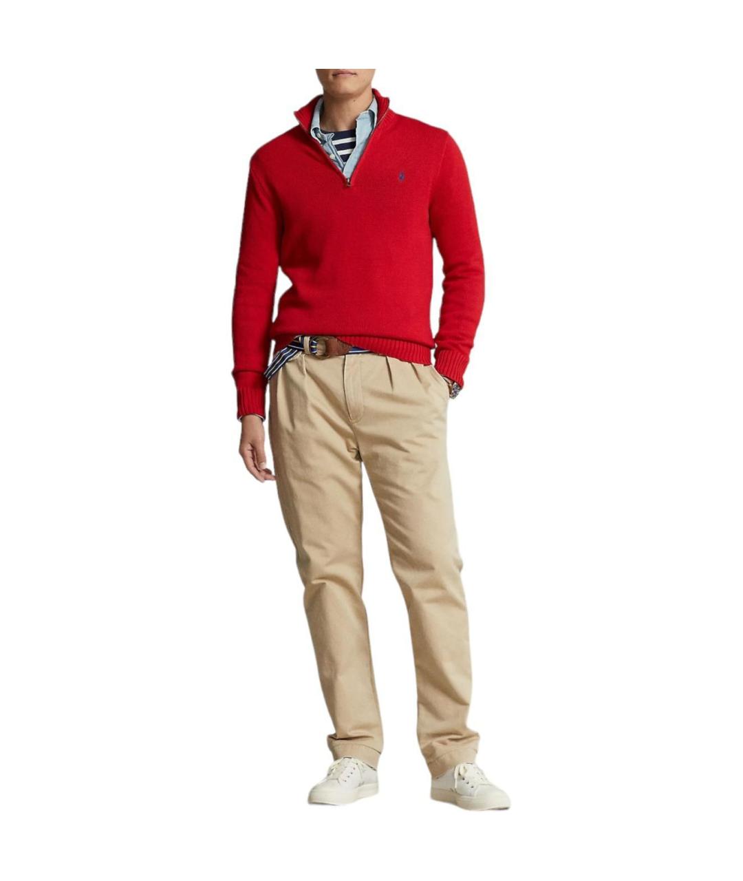 POLO RALPH LAUREN Красный джемпер / свитер, фото 2