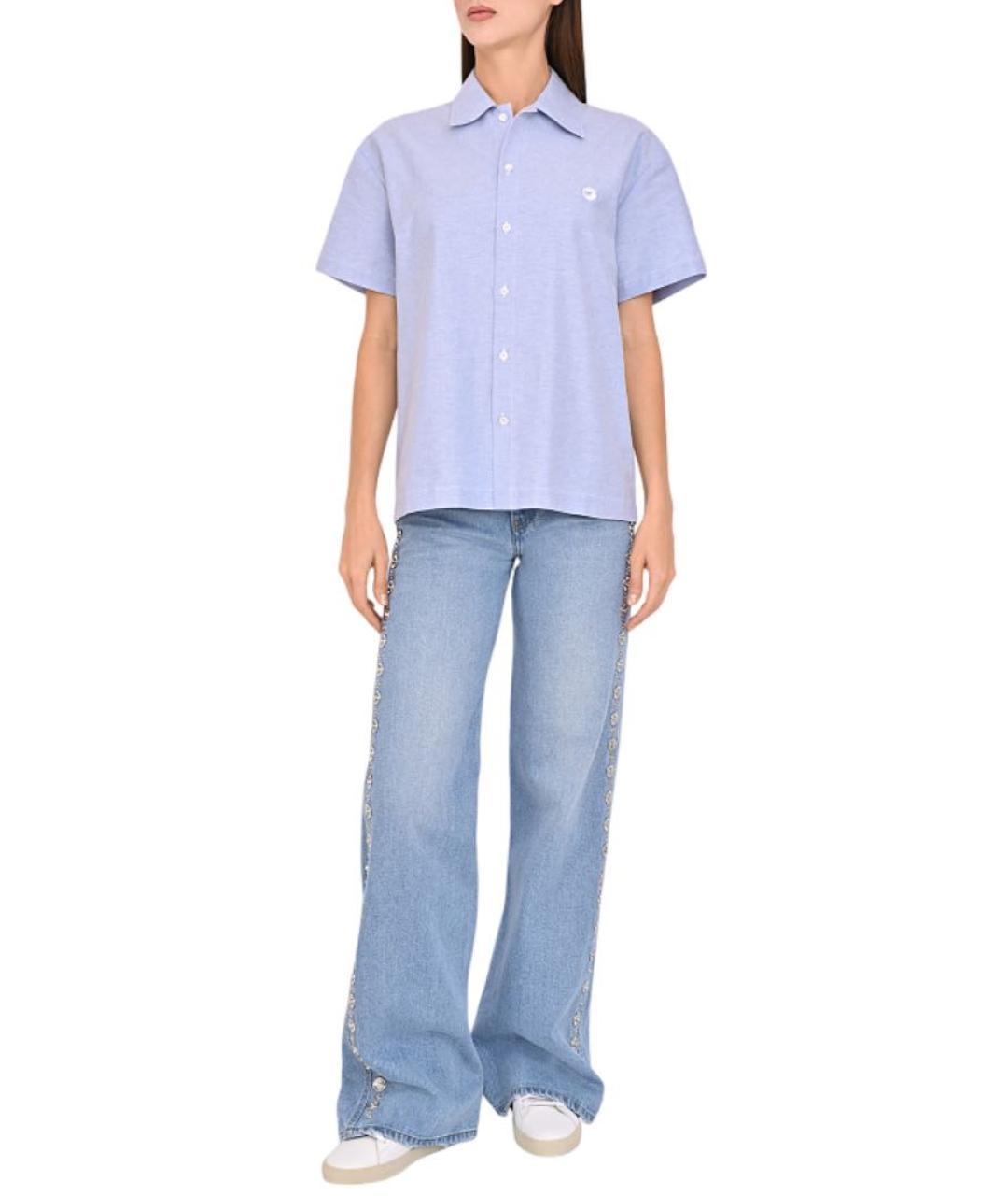 COPERNI Голубая хлопковая рубашка, фото 2
