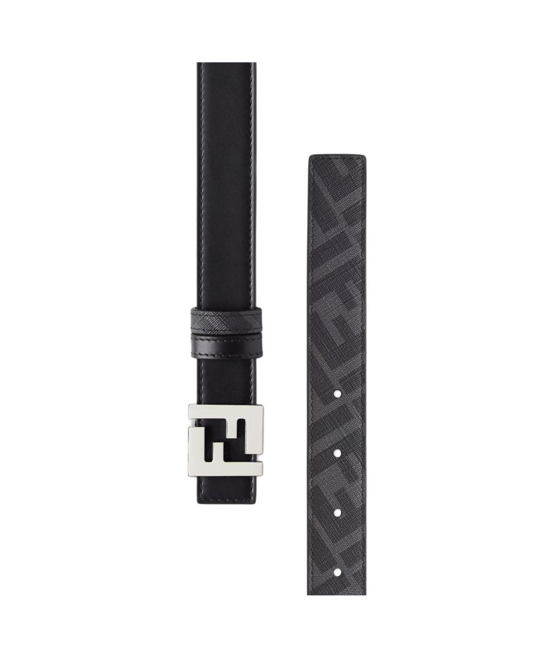 FENDI Черный ремень, фото 5