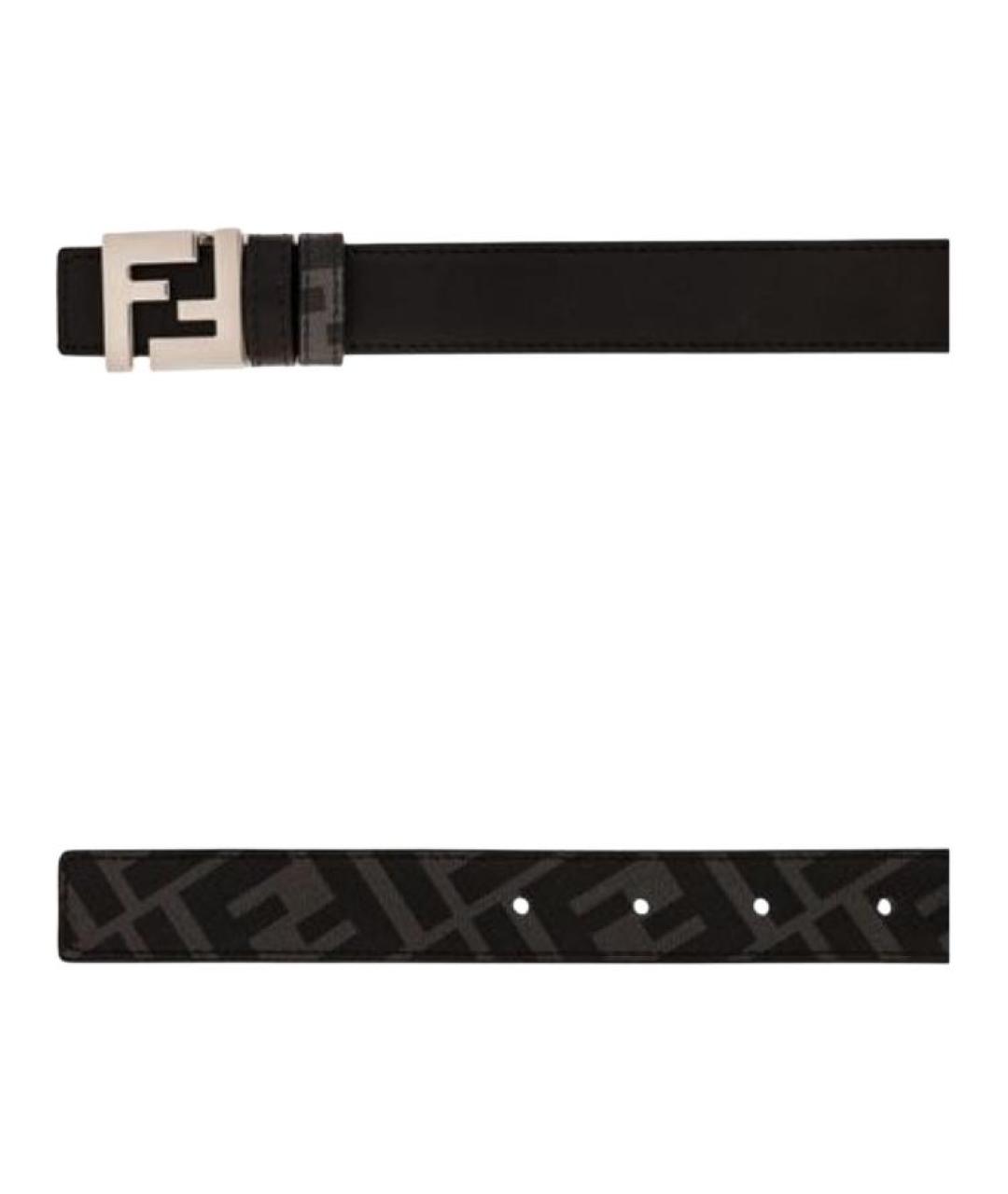 FENDI Черный ремень, фото 4