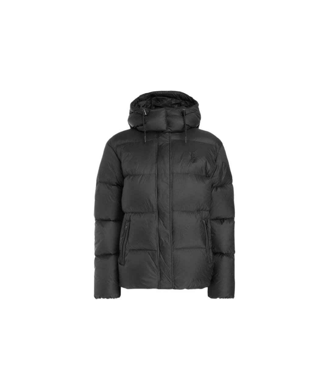 POLO RALPH LAUREN Черный пуховик, фото 1