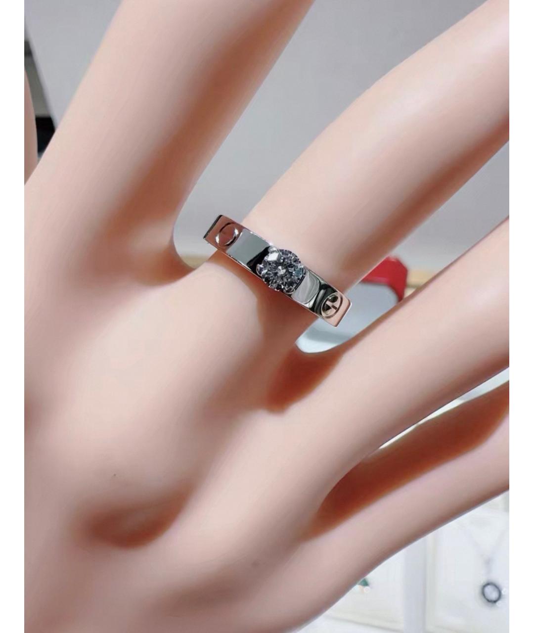 CARTIER Серебряное кольцо из белого золота, фото 4