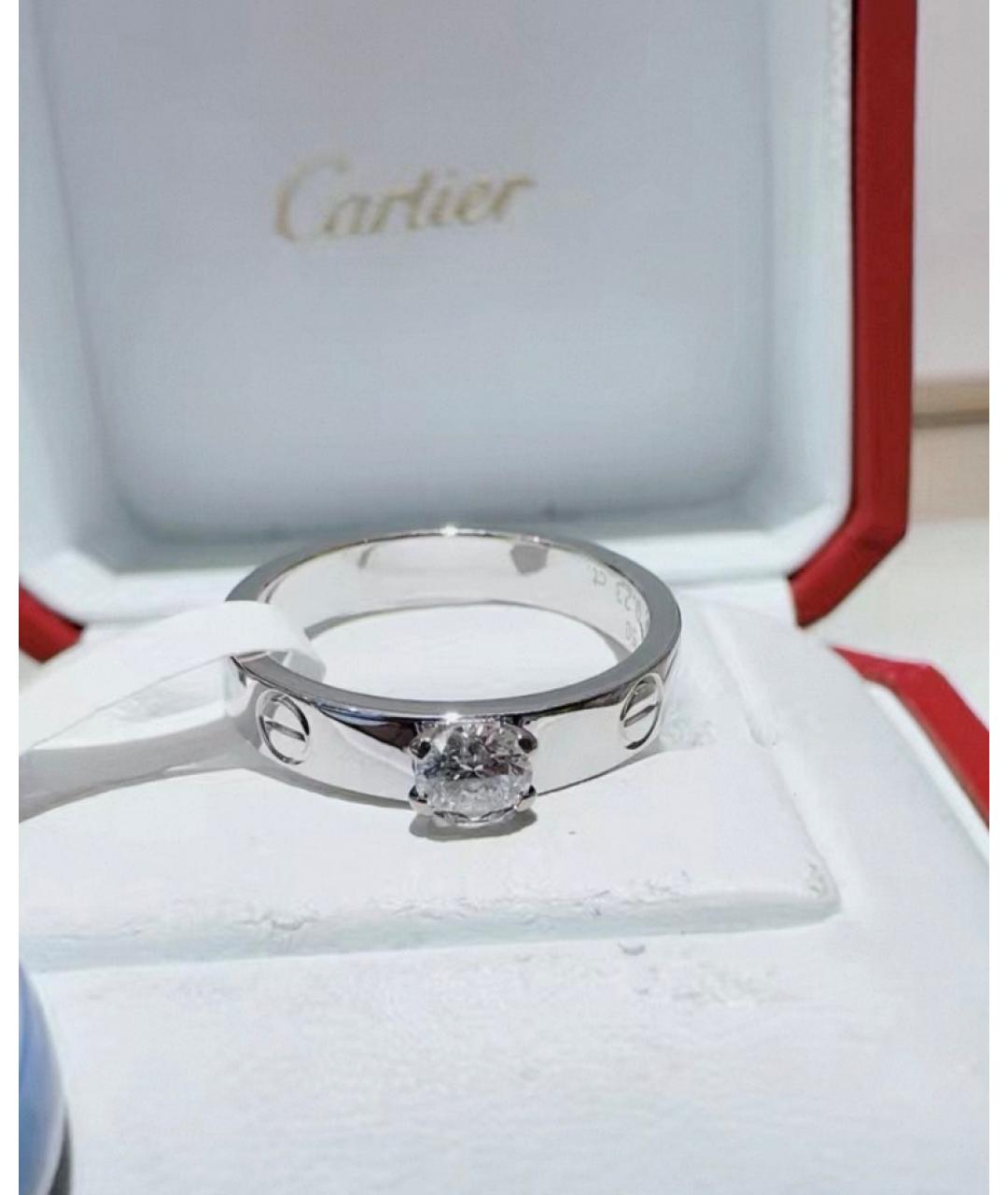 CARTIER Серебряное кольцо из белого золота, фото 3