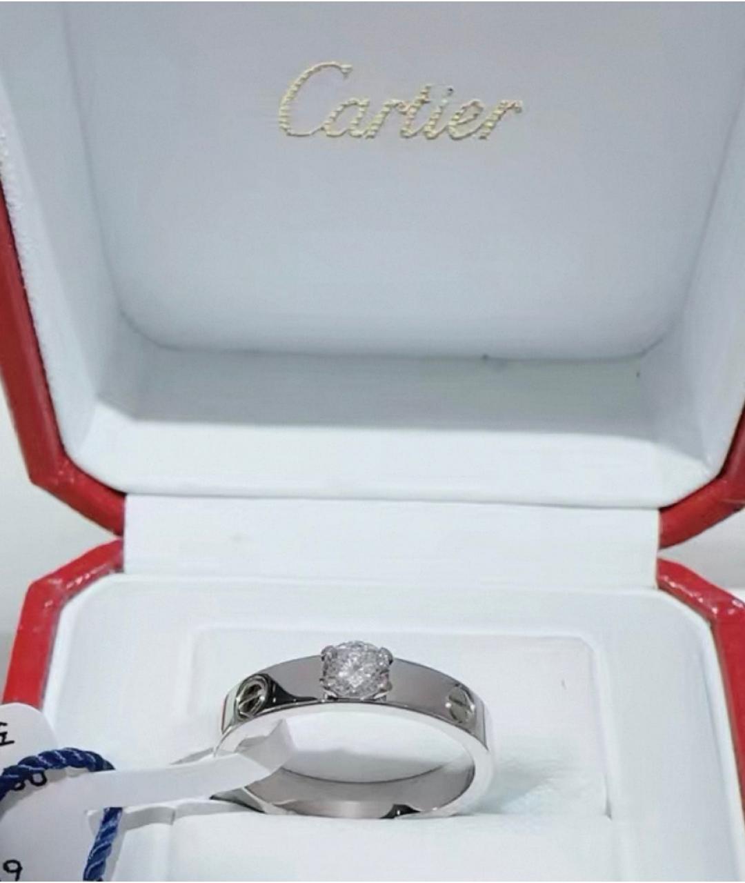 CARTIER Серебряное кольцо из белого золота, фото 2