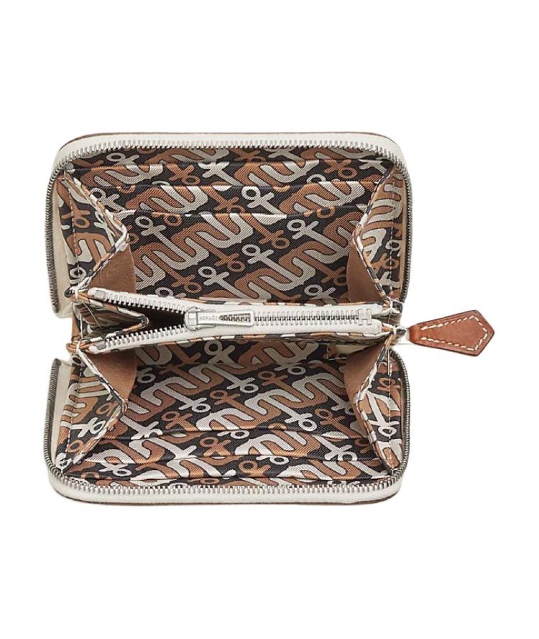 HERMES Бежевый кошелек, фото 2