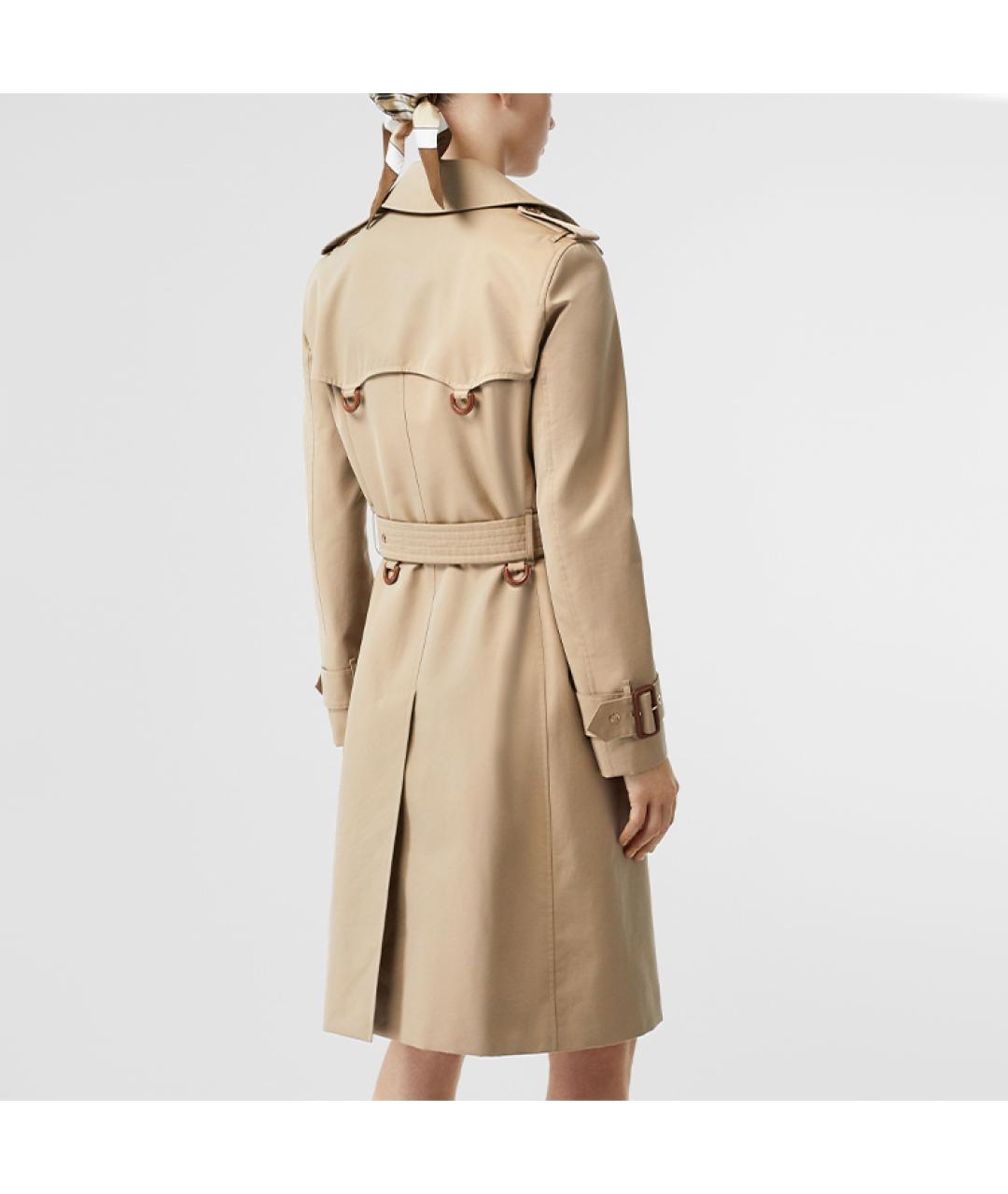 BURBERRY Хаки хлопковый тренч/плащ, фото 4