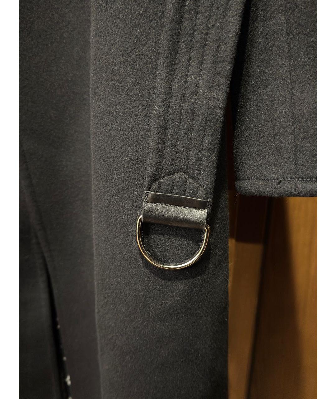 LOUIS VUITTON Черное шерстяное пальто, фото 4