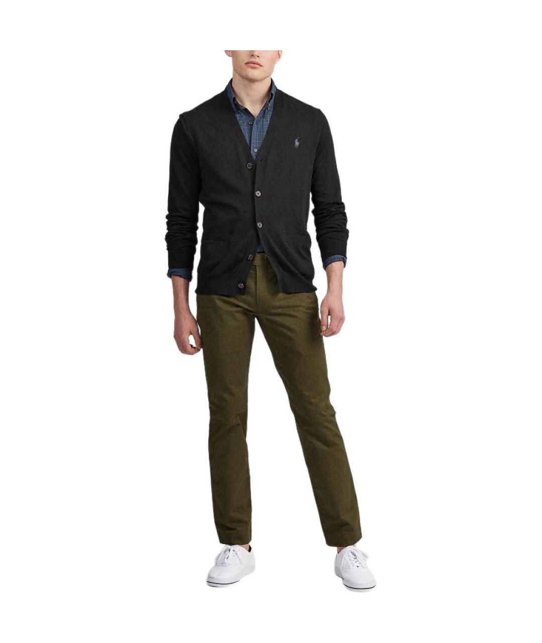 POLO RALPH LAUREN Черный кардиган, фото 2