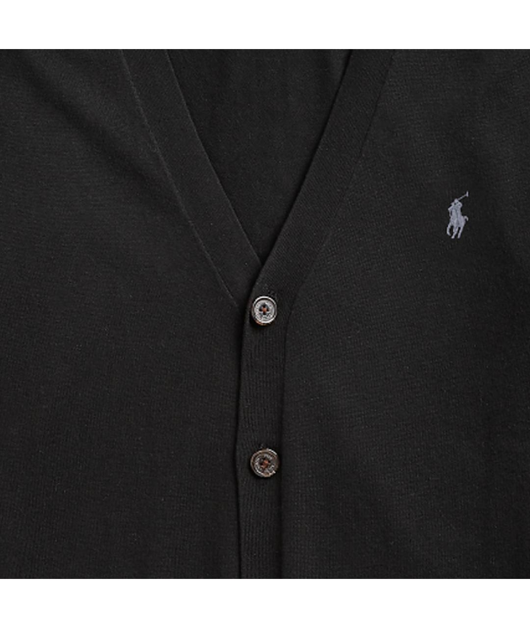 POLO RALPH LAUREN Черный кардиган, фото 4