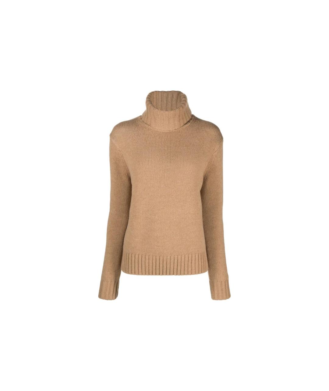 POLO RALPH LAUREN Коричневый джемпер / свитер, фото 1