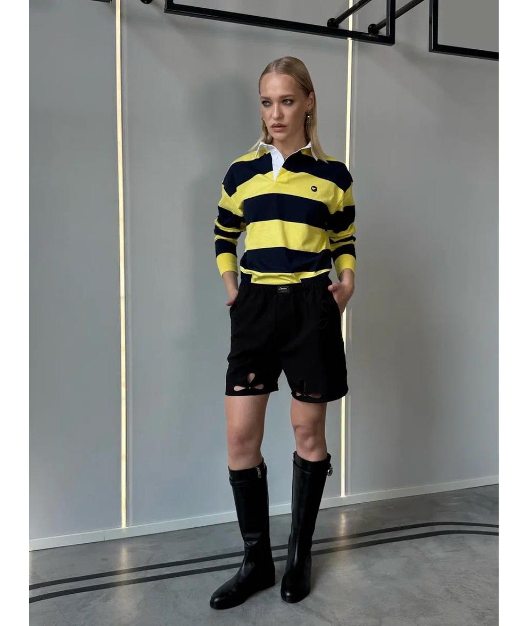 COPERNI Черные полиэстеровые шорты, фото 3