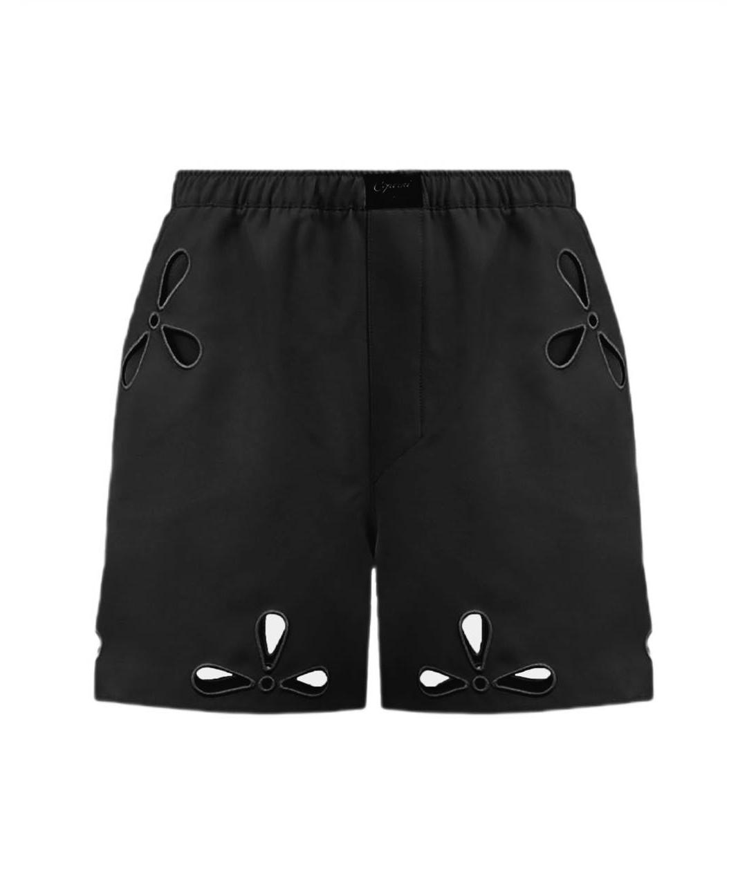 COPERNI Черные полиэстеровые шорты, фото 1