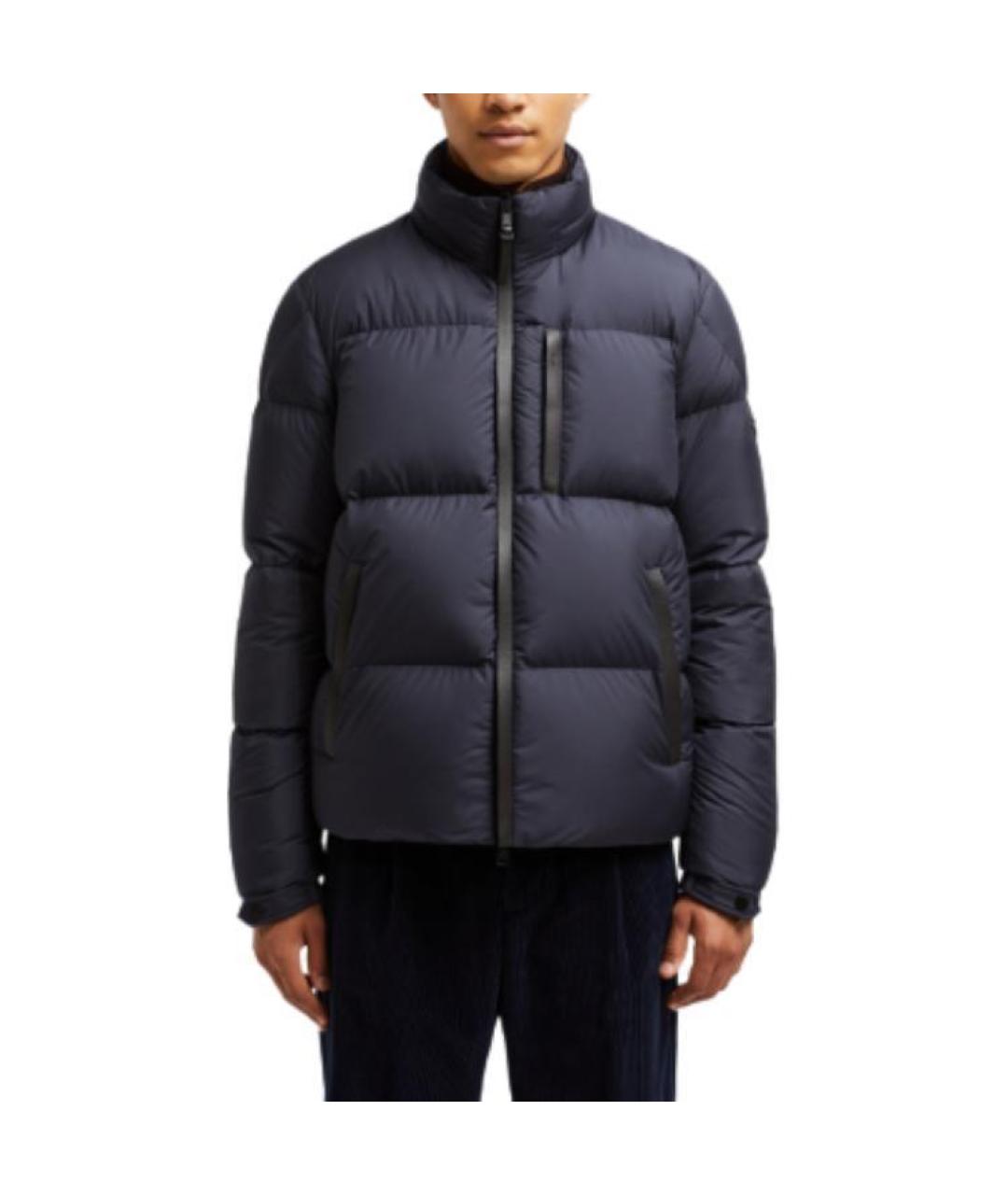 MONCLER Темно-синий пуховик, фото 3