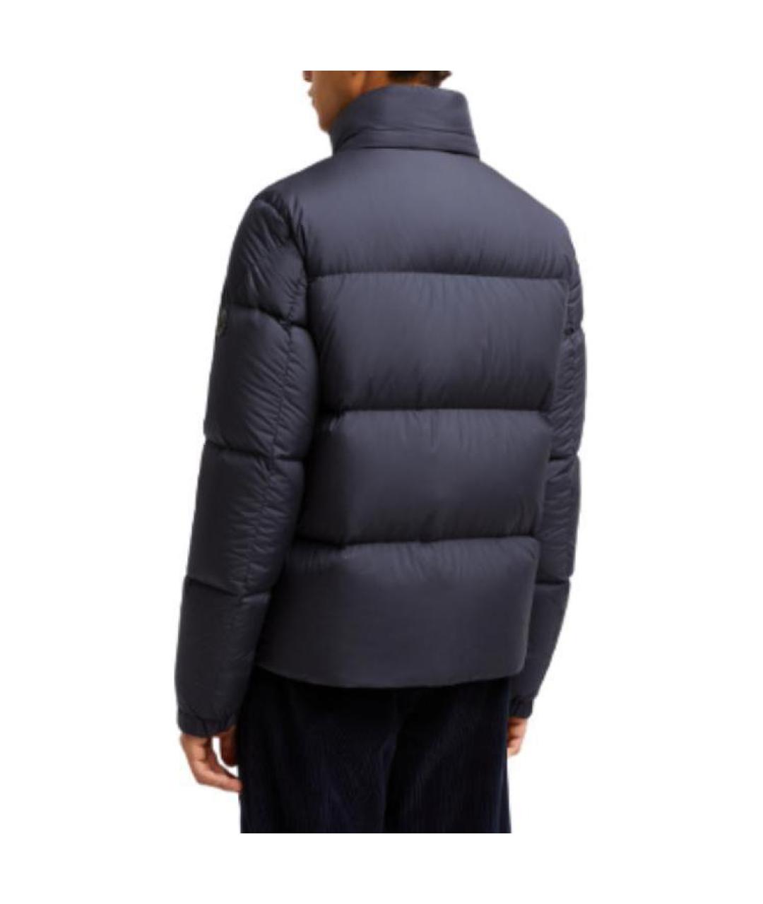 MONCLER Темно-синий пуховик, фото 4