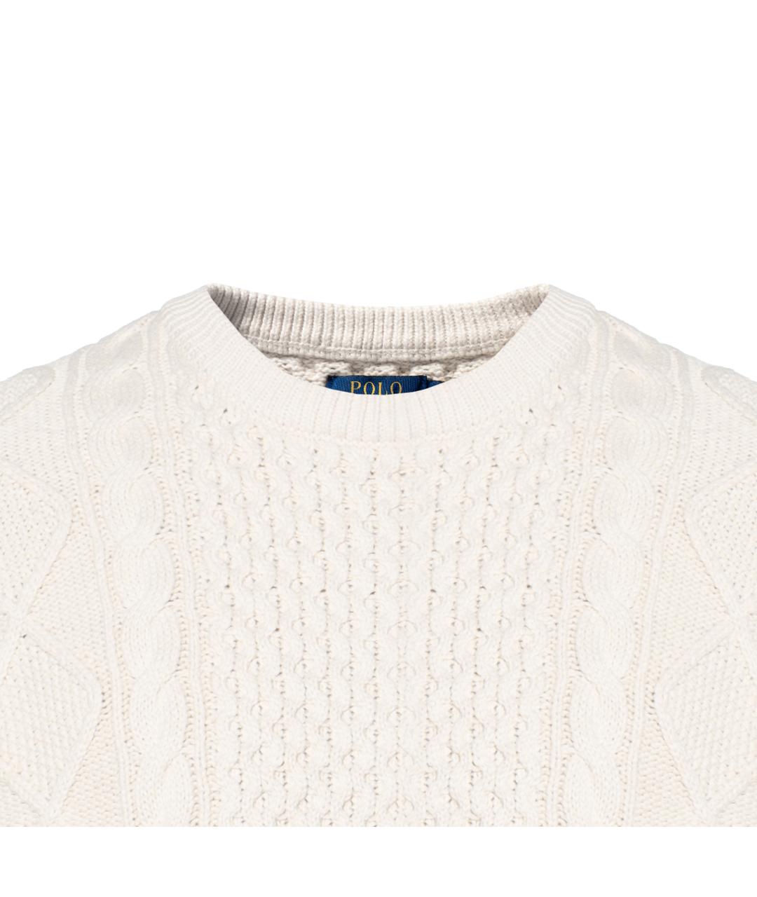 POLO RALPH LAUREN Белый джемпер / свитер, фото 5