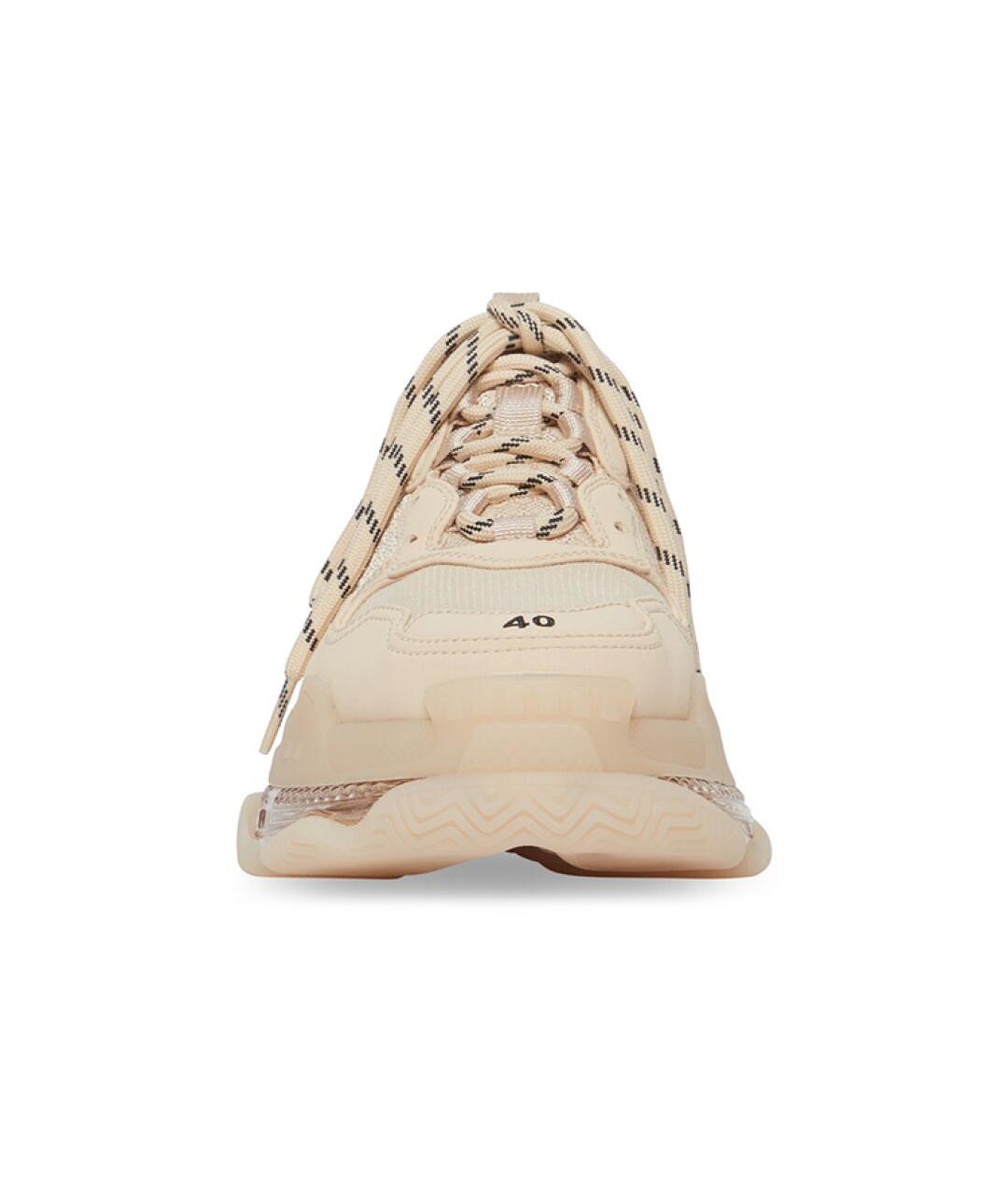 BALENCIAGA Бежевые кроссовки, фото 5