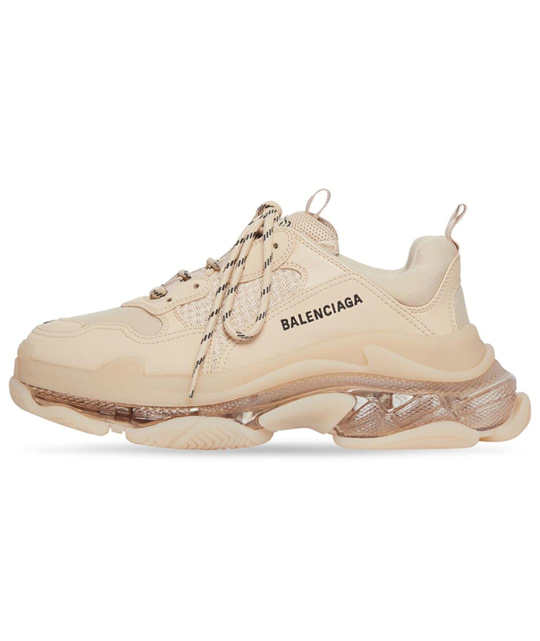 BALENCIAGA Бежевые кроссовки, фото 2