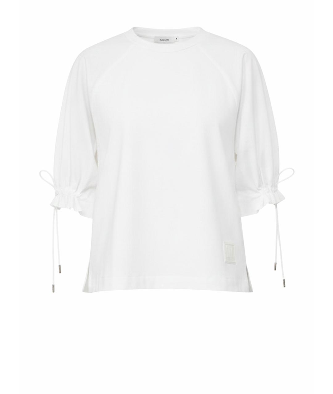 MAX MARA Белая хлопковая футболка, фото 1