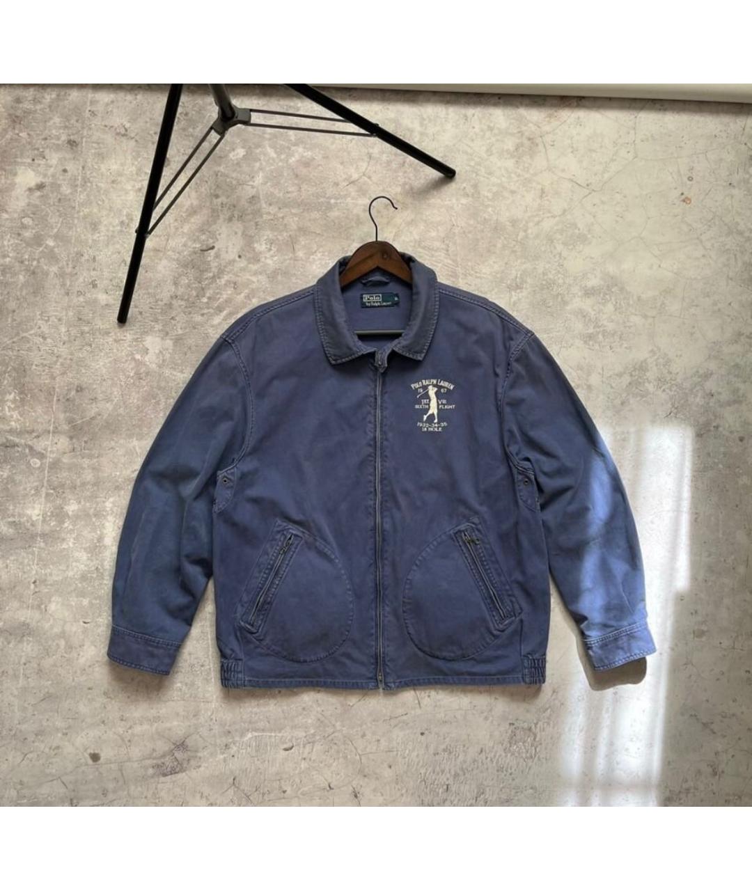 POLO RALPH LAUREN Синяя хлопковая куртка, фото 9