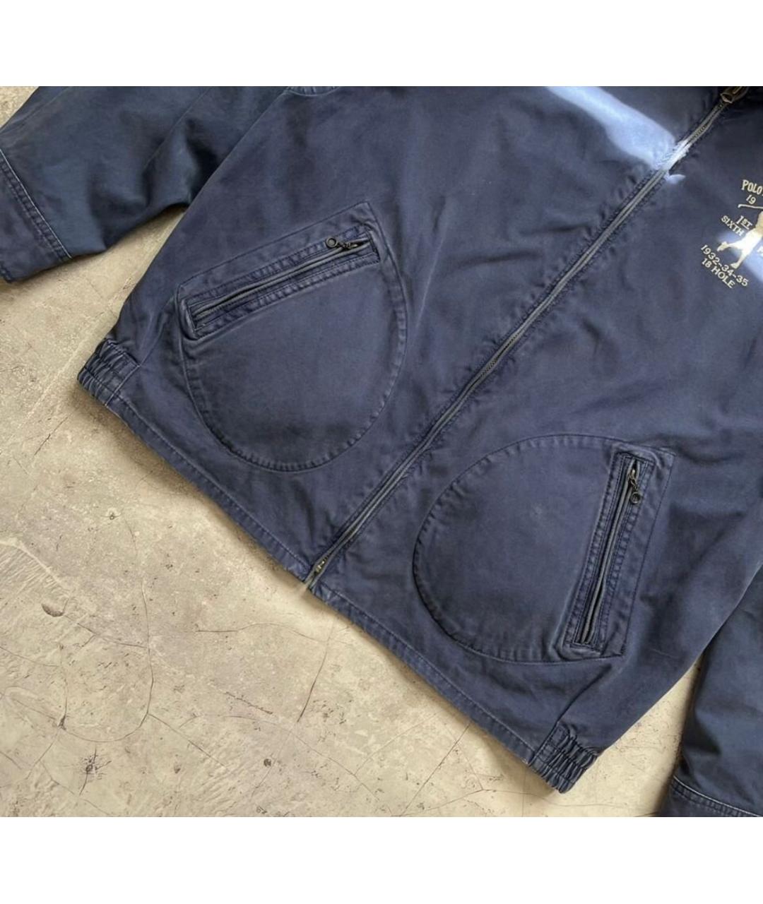 POLO RALPH LAUREN Синяя хлопковая куртка, фото 3