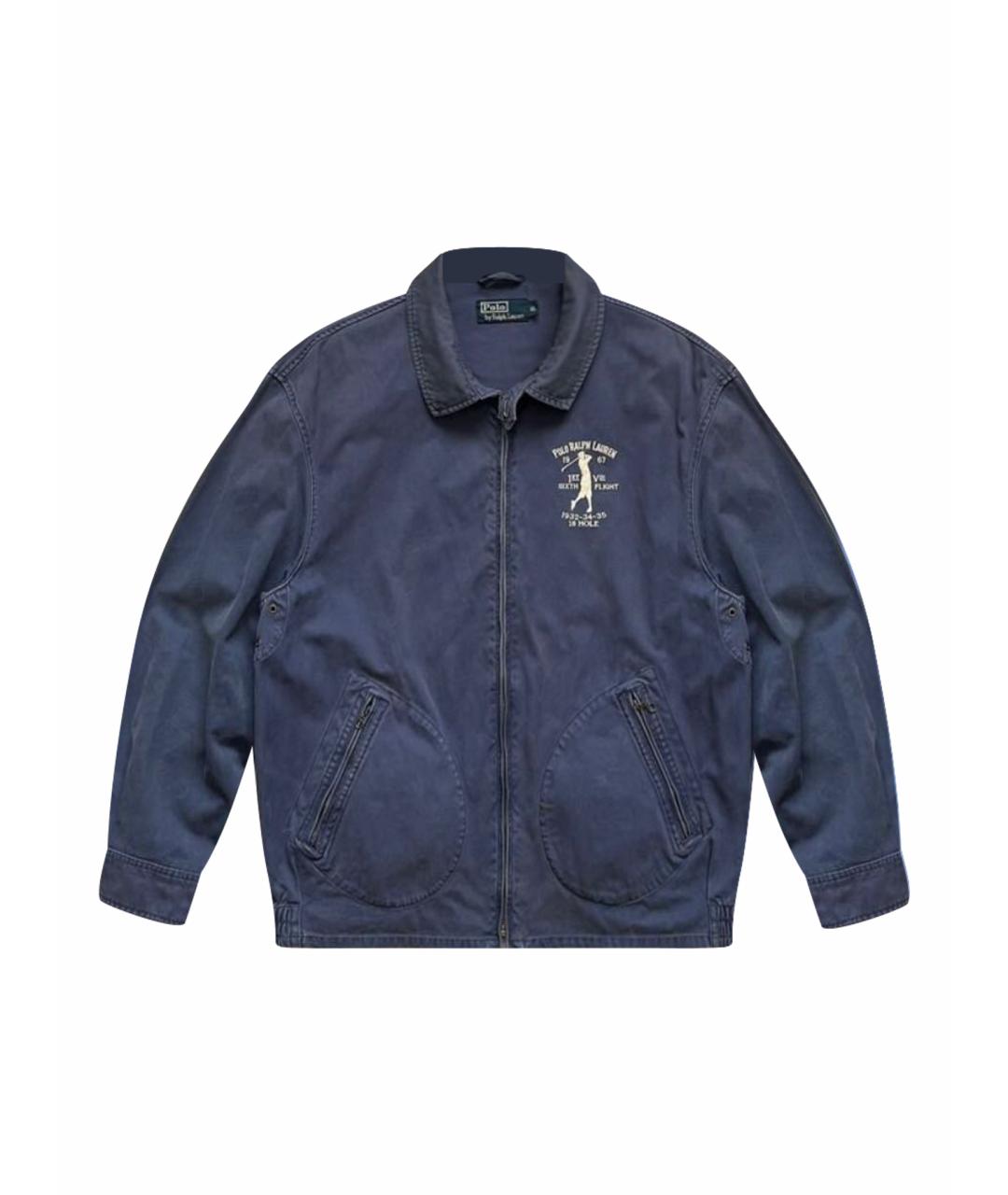POLO RALPH LAUREN Синяя хлопковая куртка, фото 1