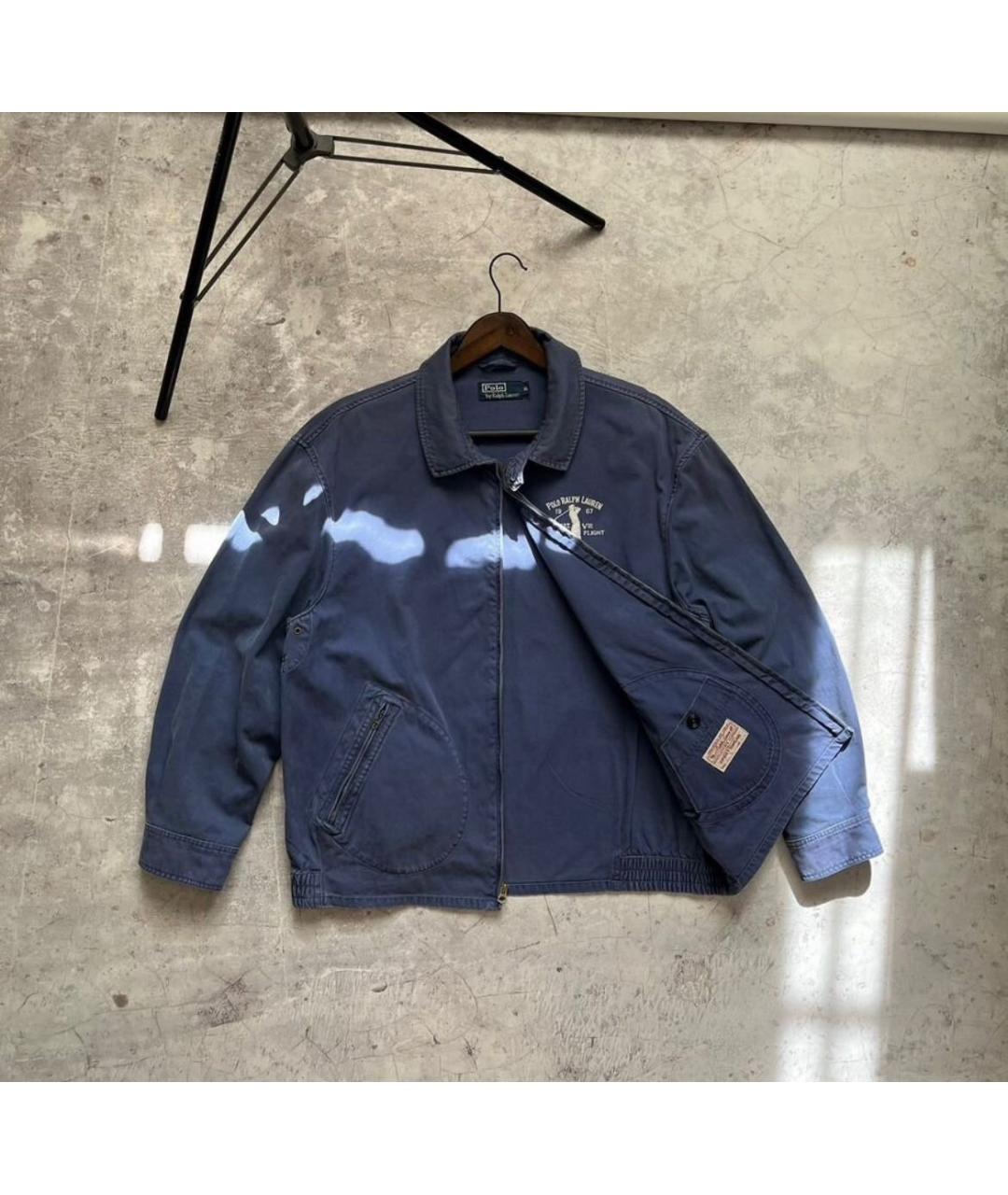 POLO RALPH LAUREN Синяя хлопковая куртка, фото 2