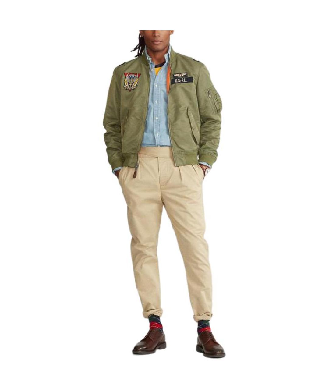 POLO RALPH LAUREN Зеленая куртка, фото 4