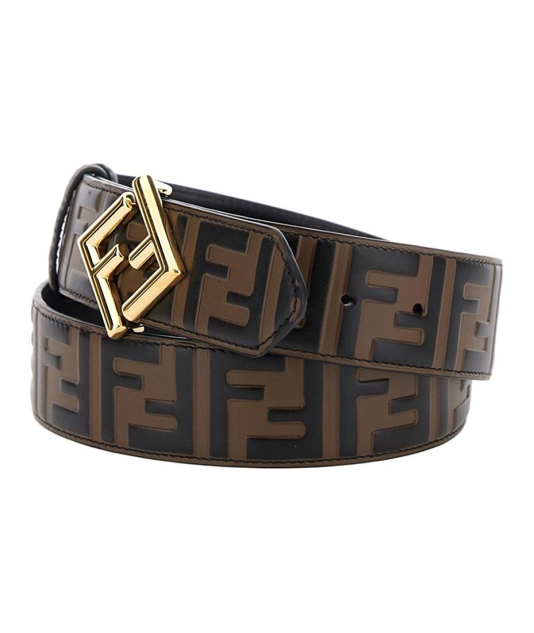 FENDI Коричневый ремень, фото 5