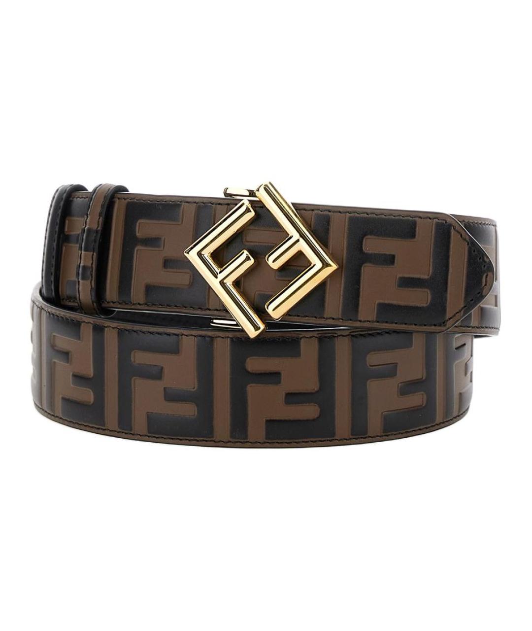 FENDI Коричневый ремень, фото 4