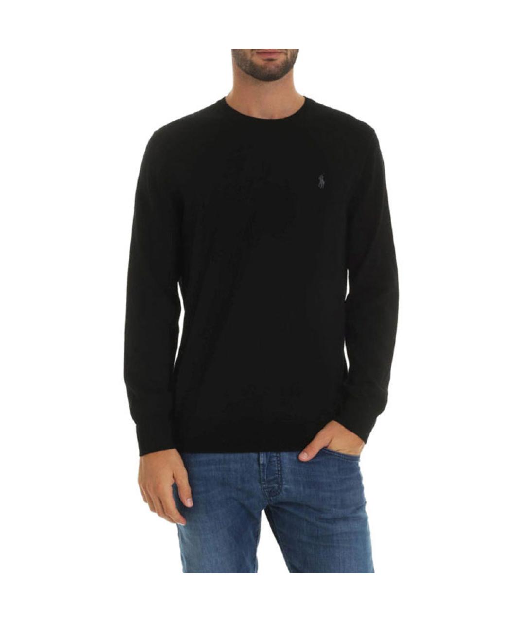 POLO RALPH LAUREN Черный джемпер / свитер, фото 2