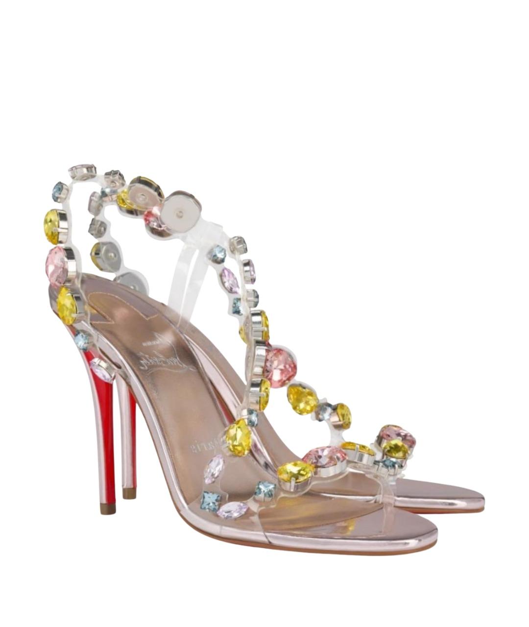 CHRISTIAN LOUBOUTIN Мульти кожаные босоножки, фото 1
