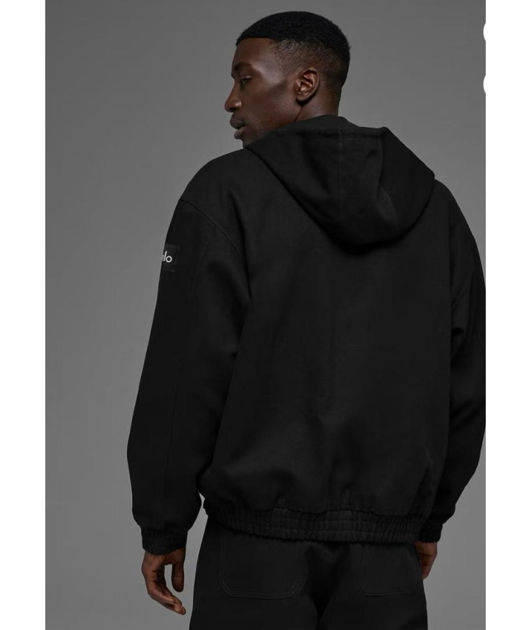 ALO YOGA Антрацитовая хлопковая куртка, фото 5