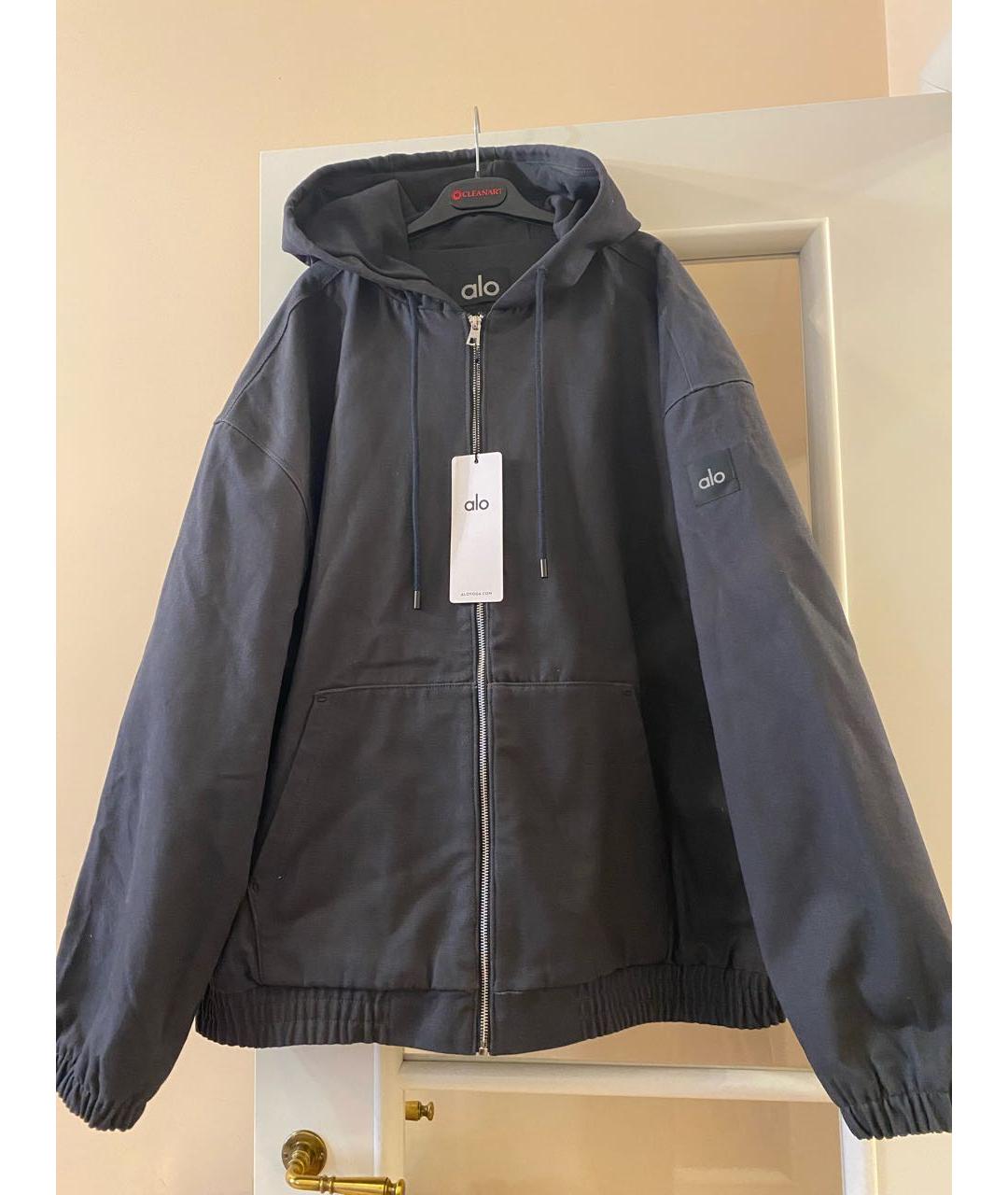 ALO YOGA Антрацитовая хлопковая куртка, фото 3