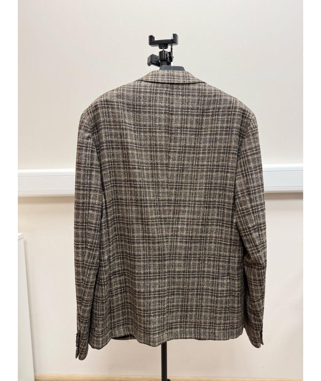 PAL ZILERI Коричневый шерстяной пиджак, фото 2