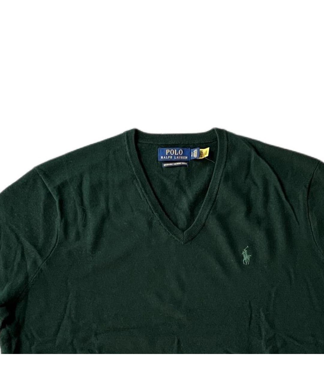 POLO RALPH LAUREN Зеленый джемпер / свитер, фото 3
