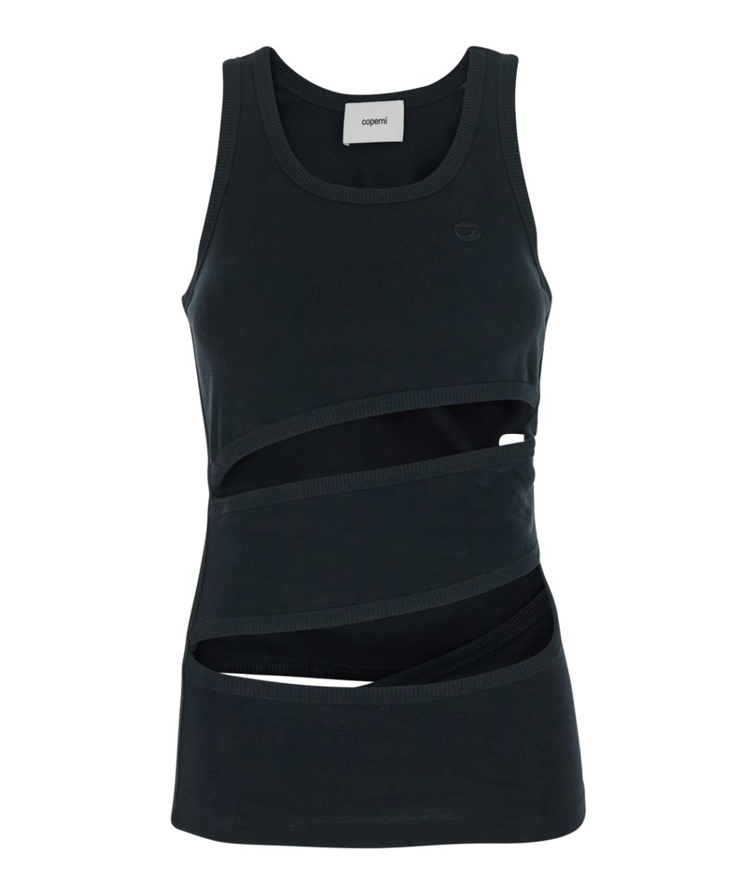 COPERNI Черная хлопковая майка, фото 1