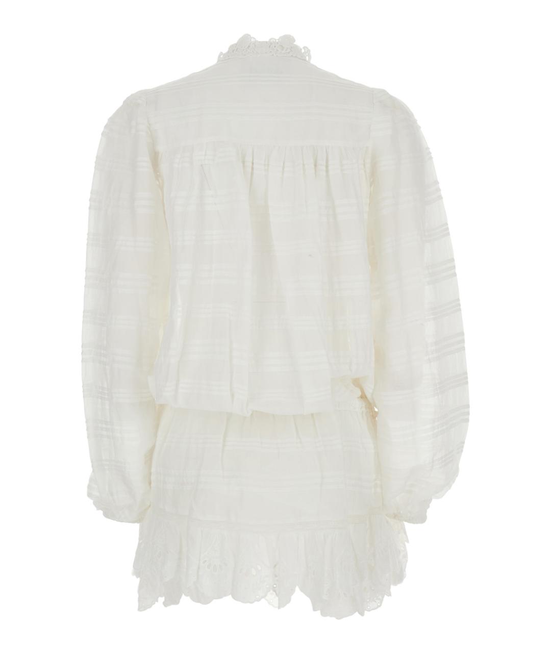 ISABEL MARANT Белое хлопковое повседневное платье, фото 2