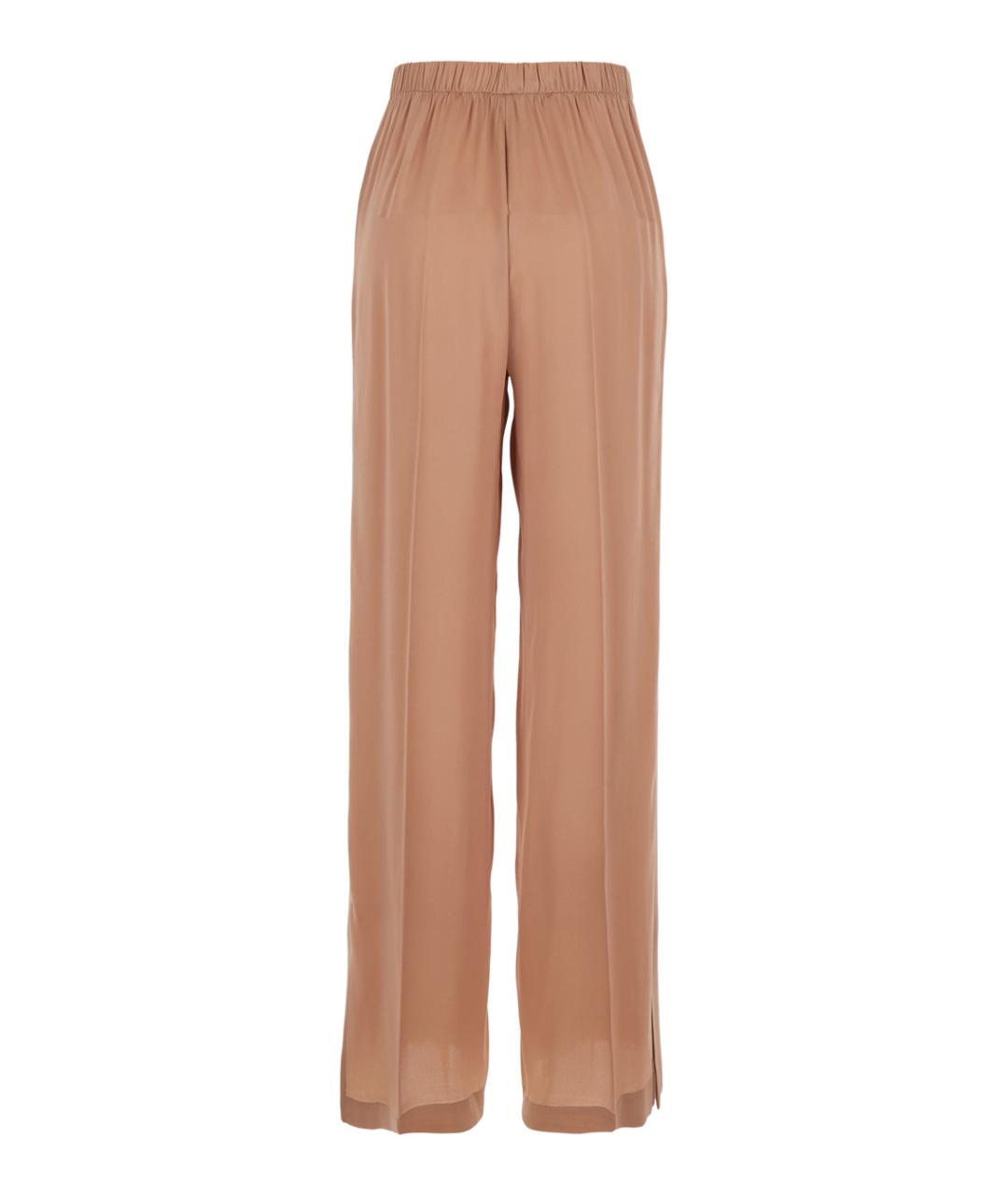 SEMICOUTURE Розовые ацетатные прямые брюки, фото 2