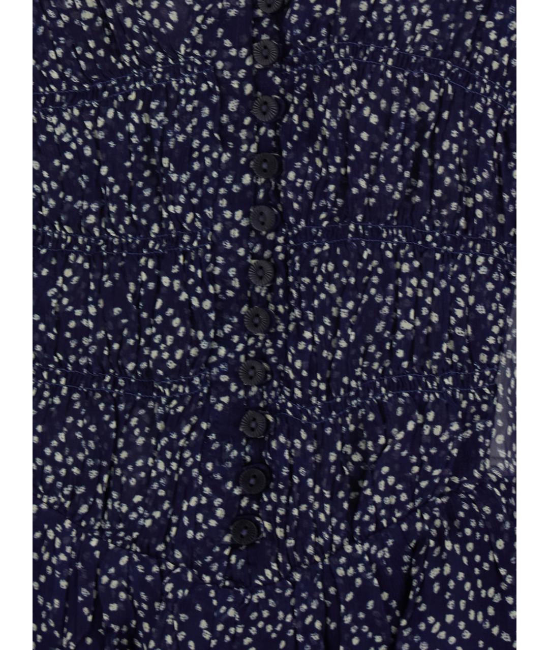 ISABEL MARANT Синее вискозное повседневное платье, фото 3