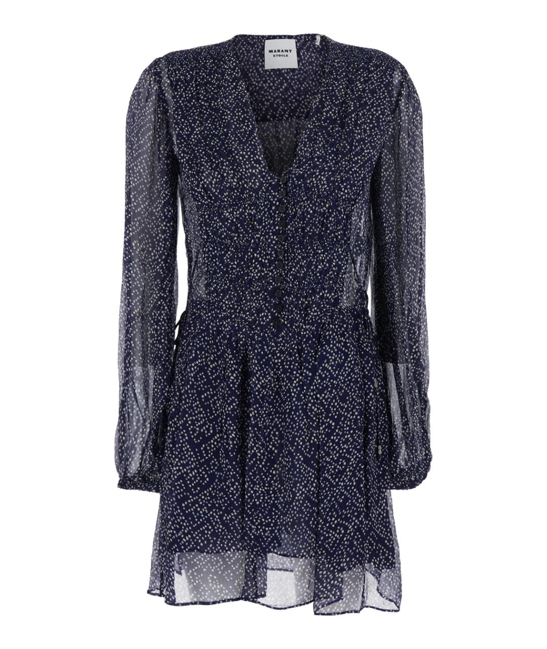 ISABEL MARANT Синее вискозное повседневное платье, фото 1