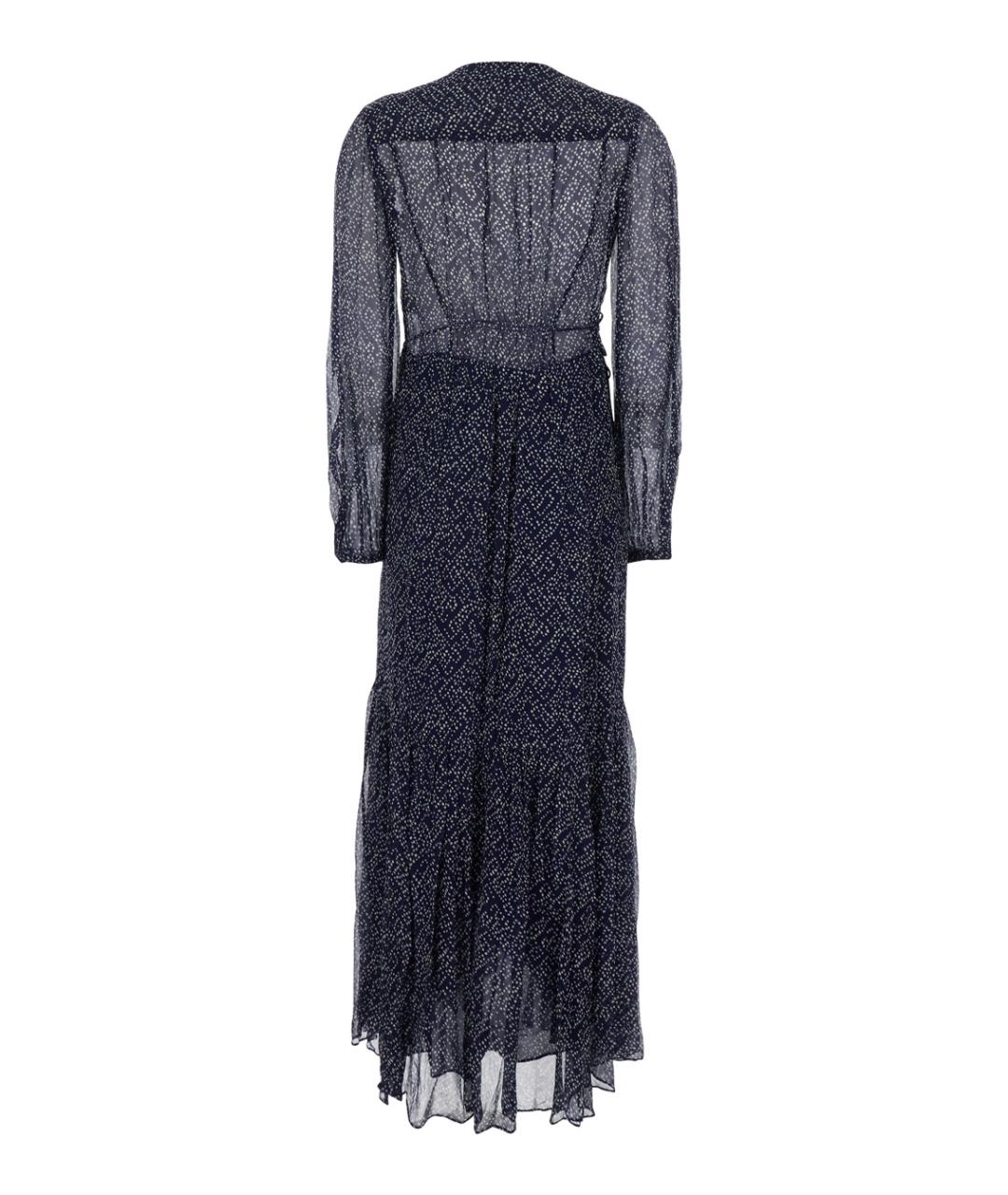 ISABEL MARANT Синее вискозное повседневное платье, фото 2