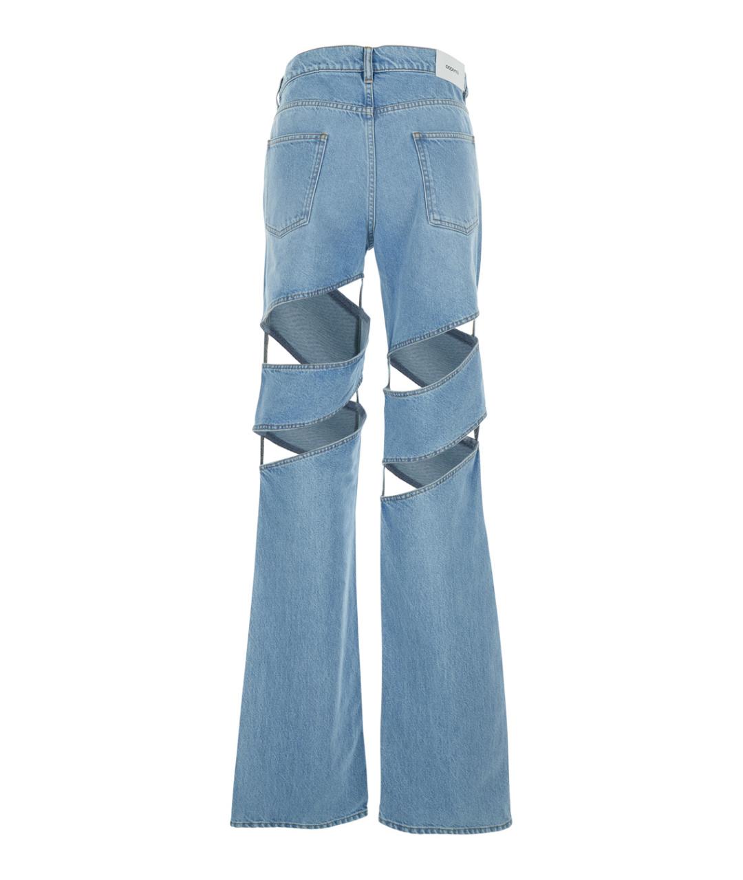 COPERNI Голубые хлопковые прямые джинсы, фото 2