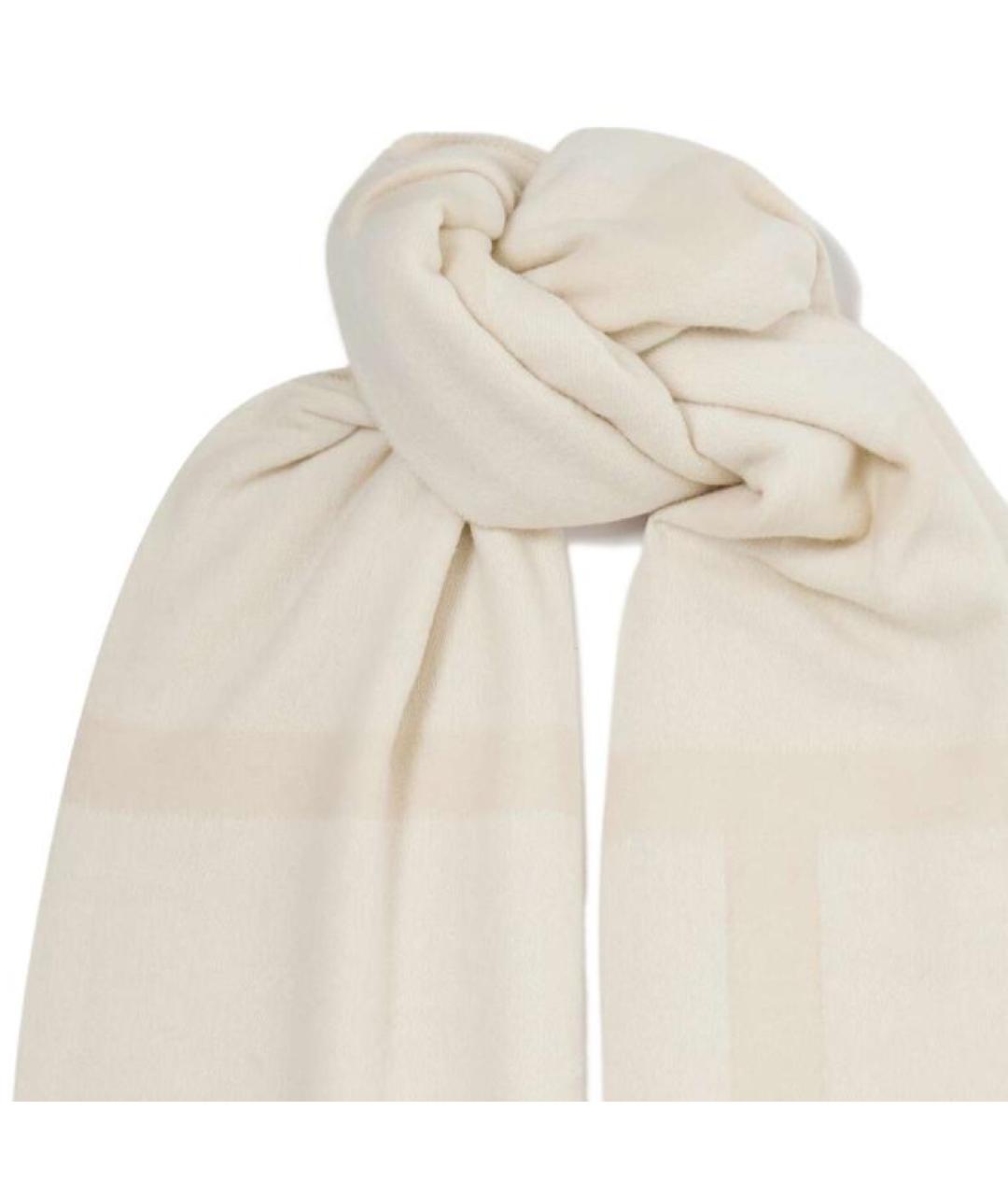 TOTEME Бежевый шерстяной шарф, фото 2