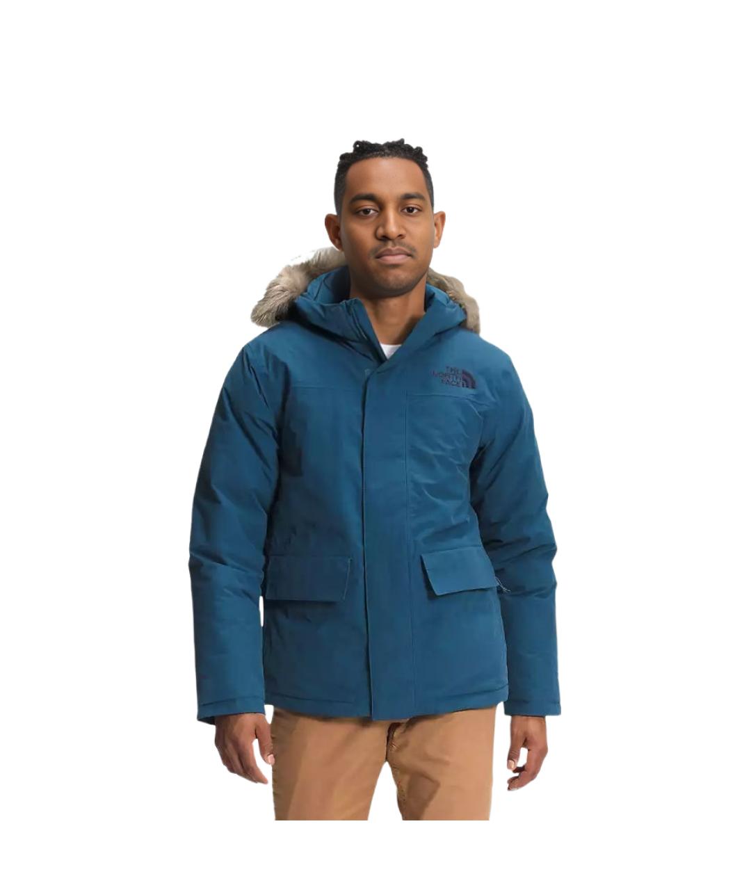 THE NORTH FACE Синяя полиамидовая куртка, фото 2