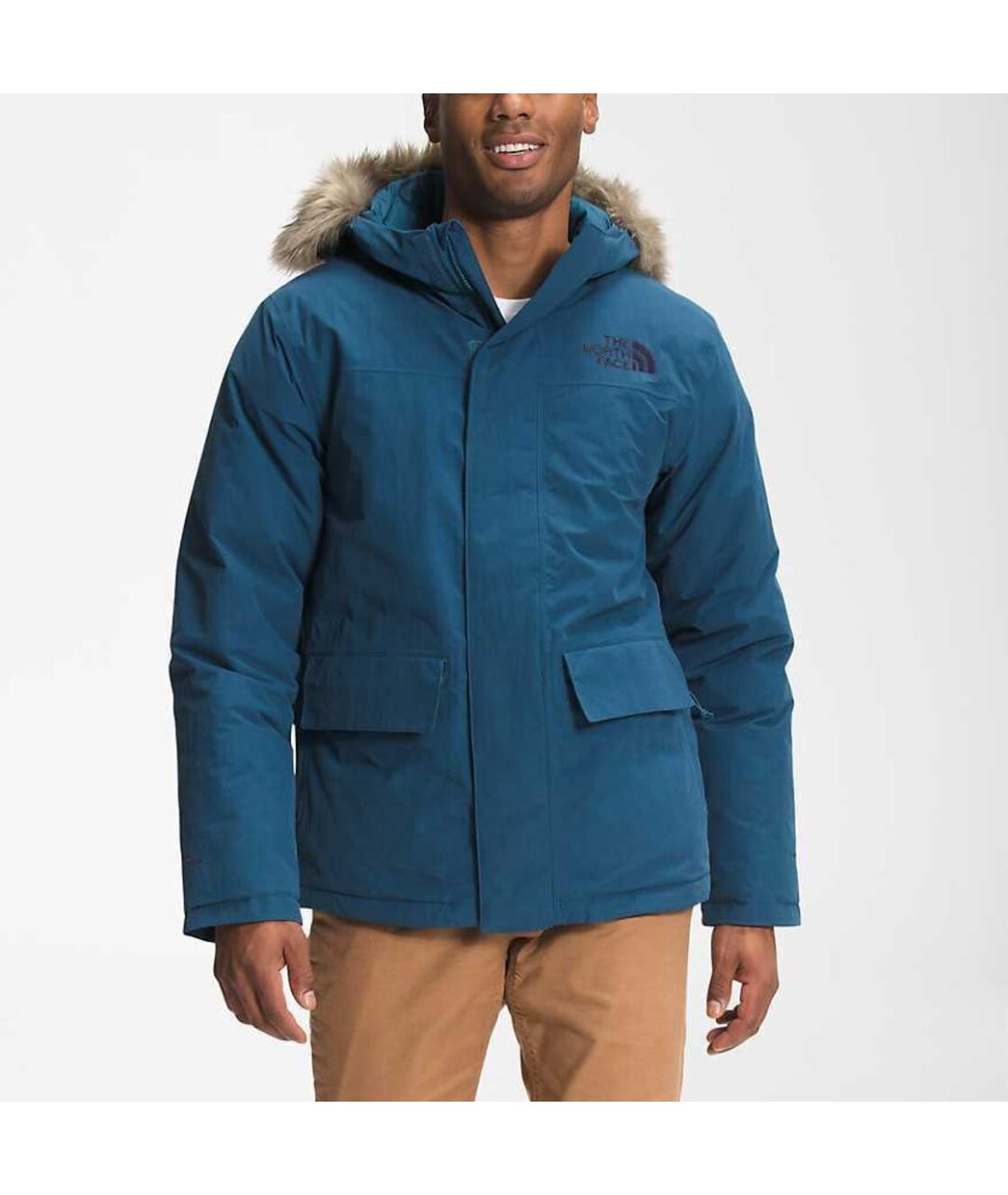 THE NORTH FACE Синяя полиамидовая куртка, фото 3