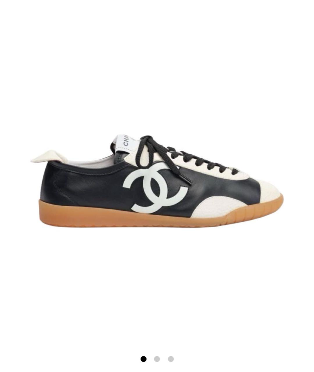 CHANEL Черные кеды, фото 4