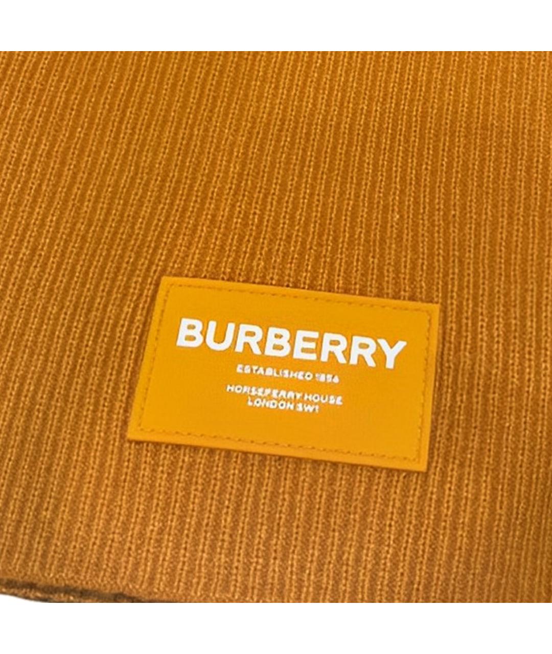 BURBERRY Коричневый шарф, фото 2