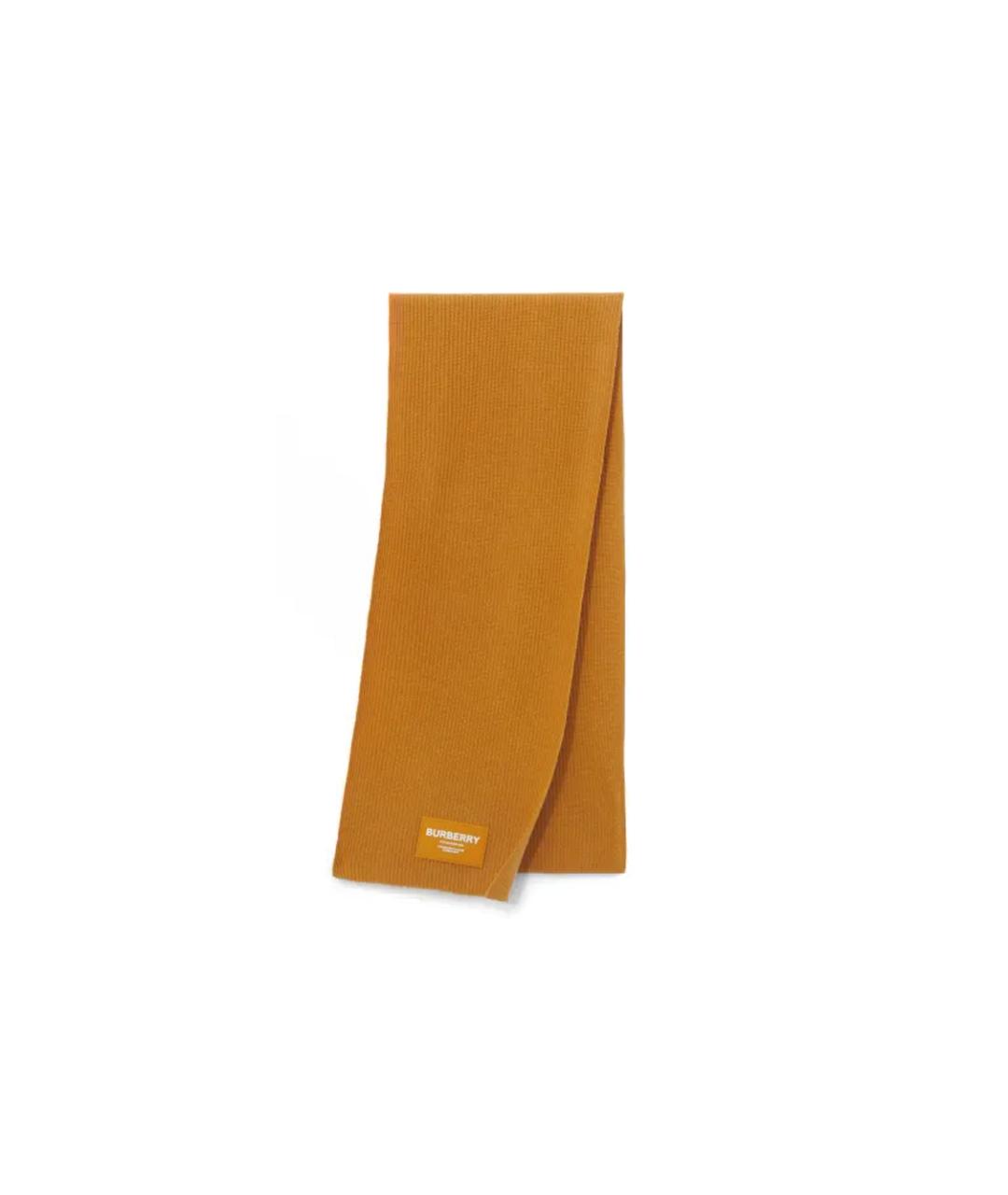 BURBERRY Коричневый шарф, фото 3