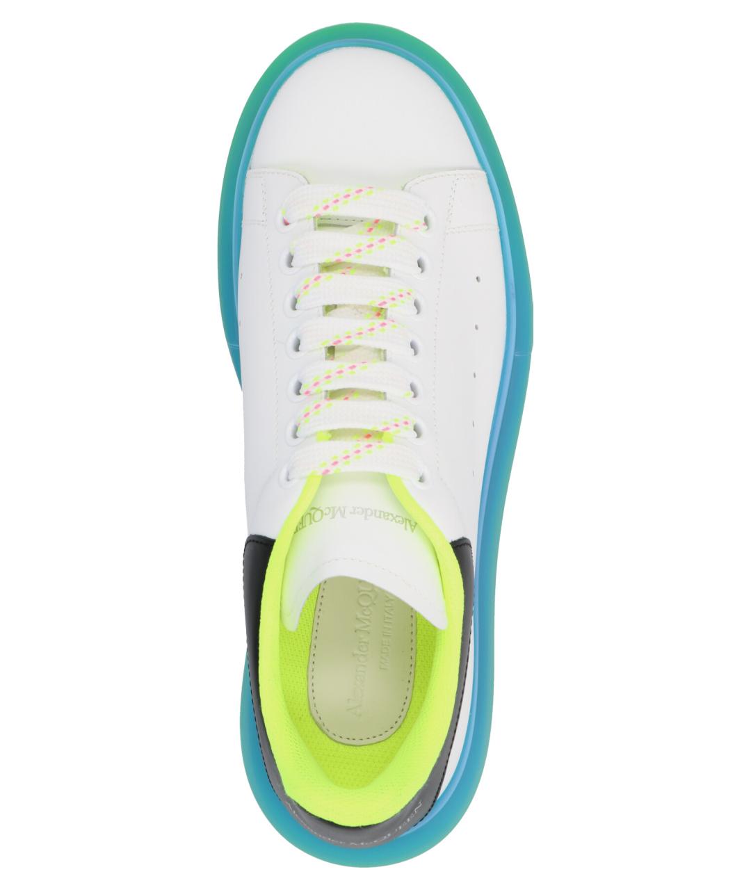 ALEXANDER MCQUEEN Мульти кожаные низкие кроссовки / кеды, фото 3